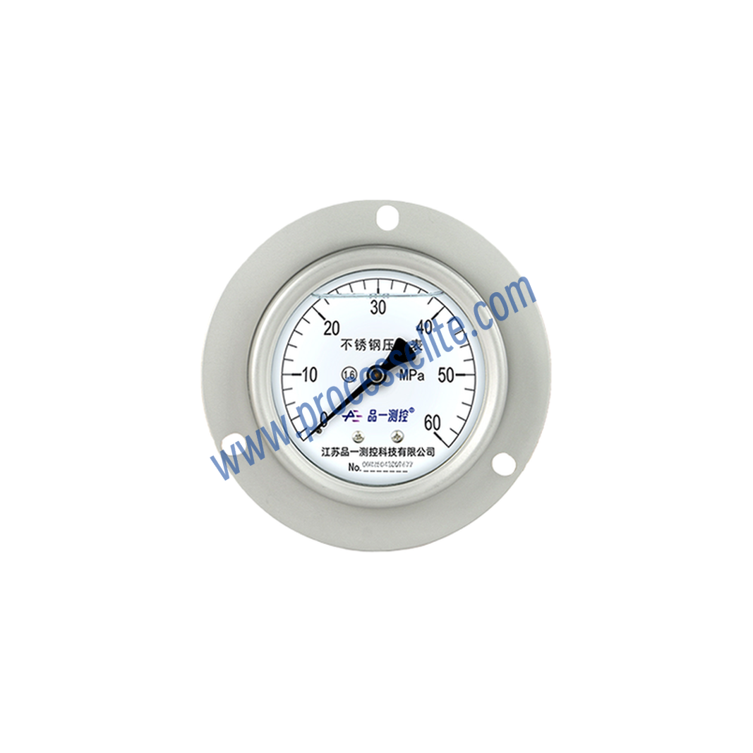 YTN-BF Shockproof Stainless Steel Pressure Gauge - Processelite