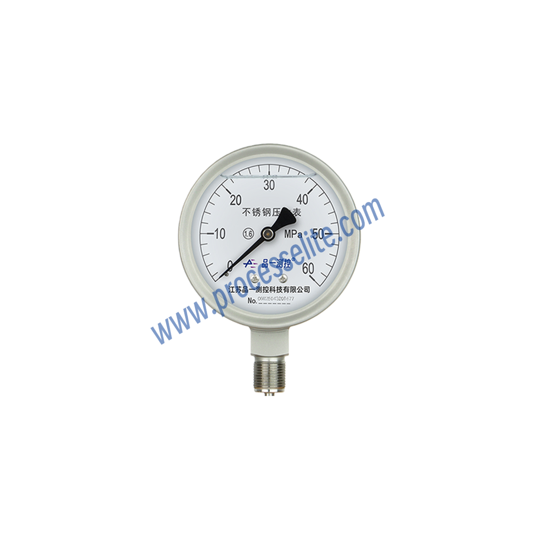YTN-BF Shockproof Stainless Steel Pressure Gauge - Processelite